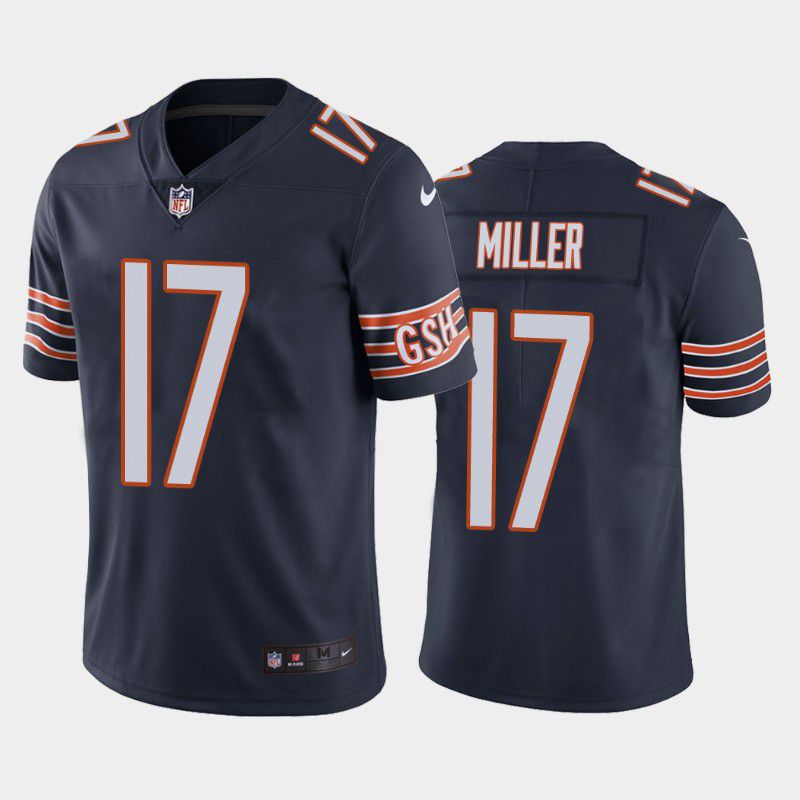 Men Chicago Bears 17 Anthony Miller Nike Navy Limited Player NFL Jersey